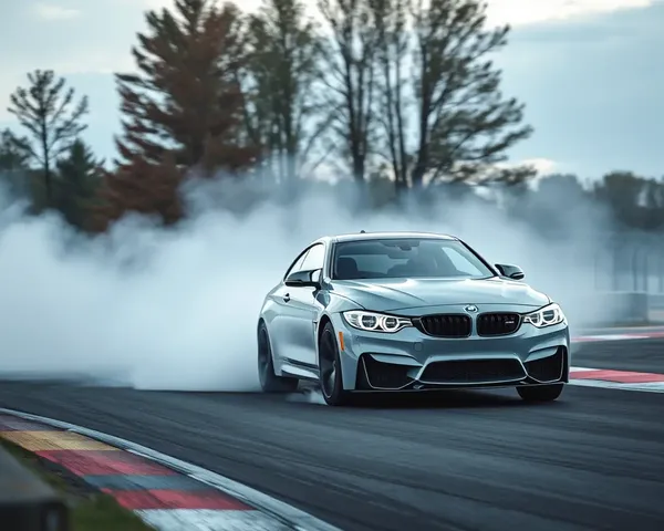 BMW M4 Racing Track Action 4K Wallpaper iPhone