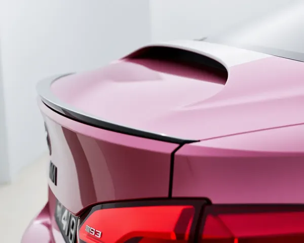 BMW M4 Rear Spoiler Close-Up 4K Wallpaper