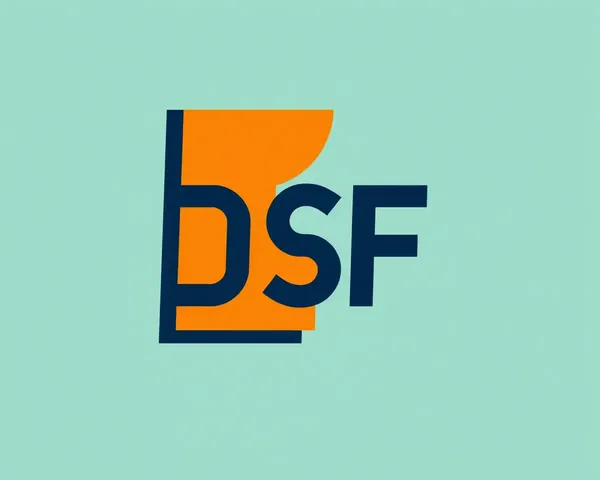 BSF Logo HD: Bold Graphic Design with Stylized 'B' and Bright Colors