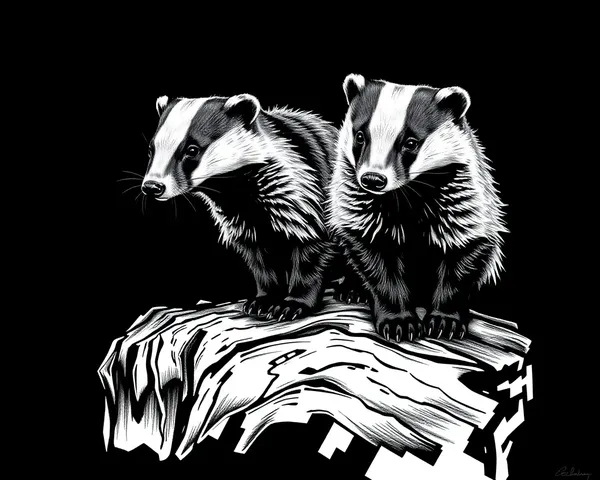 Badger Images Showcase Aggressive and Tenacious Behavior