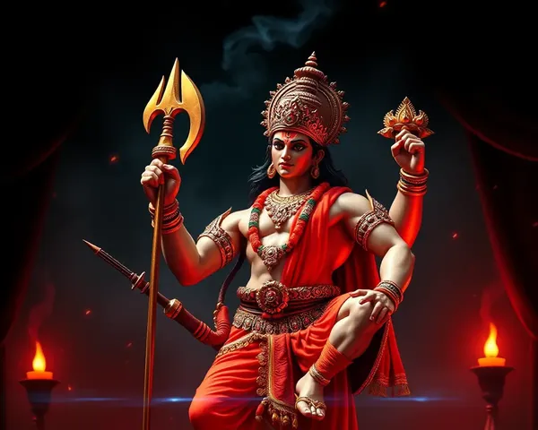 Bajrangbali Image Depicts Powerful Monkey God Hanuman