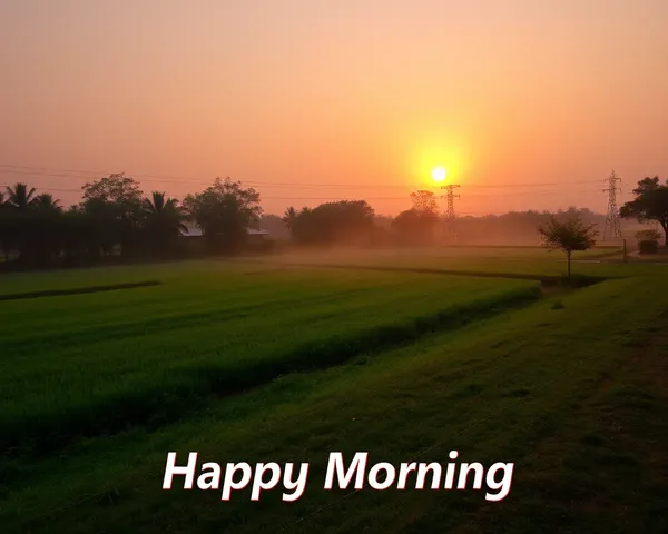 Bangla Good Morning Image: A Beautiful Morning Scene in Bangla Culture