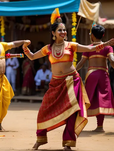 Bansi Festival: Colorful Decorations and Joyful Music