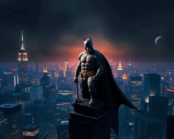 Batman Gotham City 4K Amoled Wallpaper