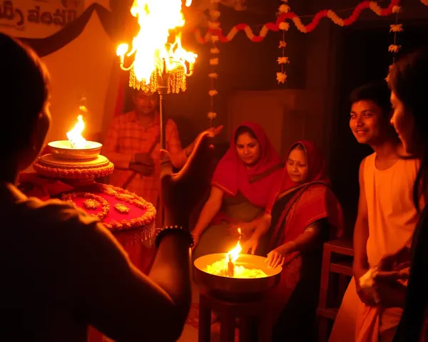 Beautiful Holika Dahan Images of Burning Holika