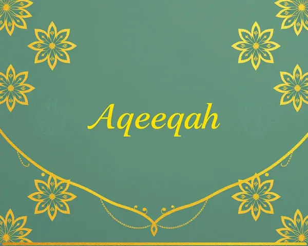 Beautiful Islamic Pattern Aqeeqah Invitation Card Design