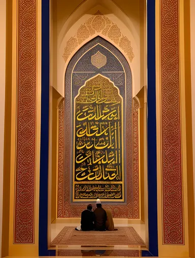 Beautiful Mihrab of Masjid Nabawi Photo