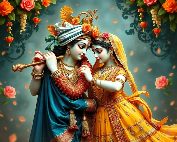 Beautiful Romantic Radha Krishna Images for Wallpaper and Desktop