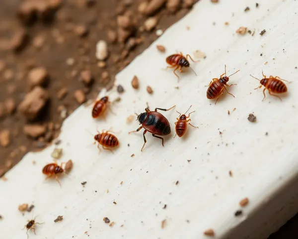 Bedbugs Images Show Infestation in Mattress and Bedding