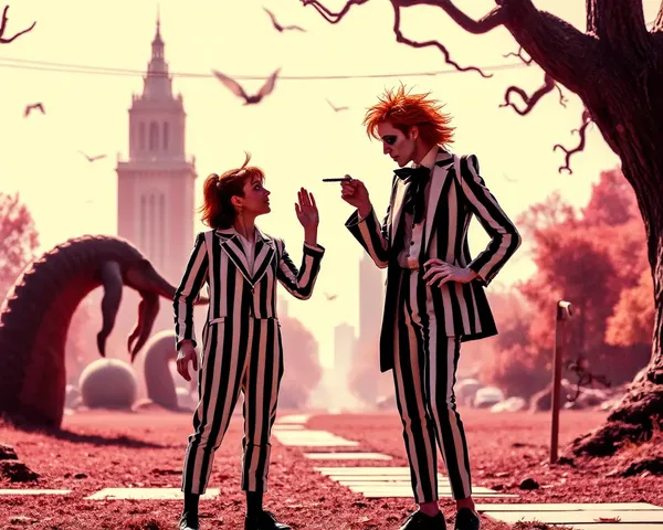 Beetlejuice Images Unleash a Haunting Visual Experience