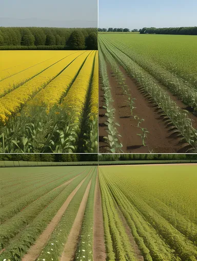 Before-After Crop Field Comparison with Biopesticides