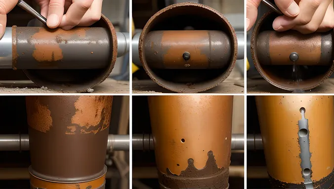 Before-After Pipe Restoration with Undressing Tool