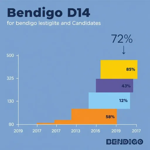 Bendigo Election Results: Graph of Vote Percentage by Candidate
