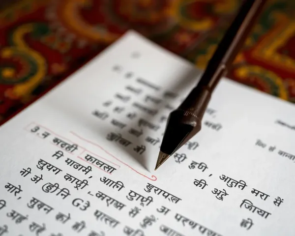 Bengali Poet's Pen Swirls Across the Page