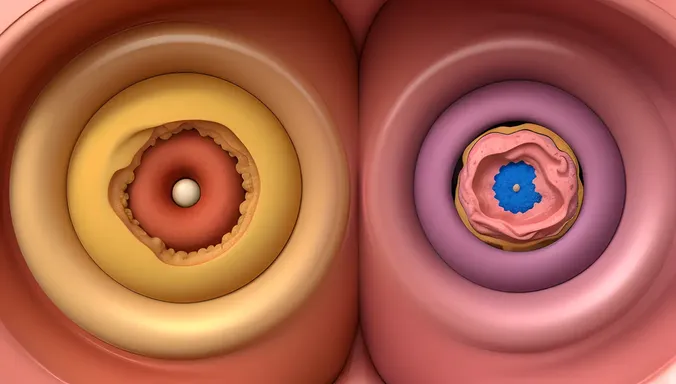 Benign Neoplasm Growing Inside Human Body in 3D