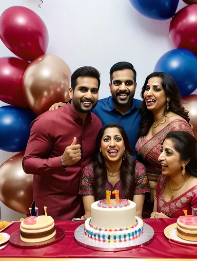 Bhabhi's Joyful Family Celebration