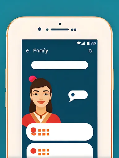 Bhabhi Mobile App Icon Design Concept
