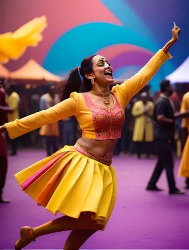 Bhoot Dancing in Vibrant Festival