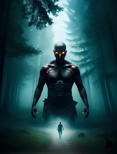 Bhoot Emerging from Dark Forest Depths