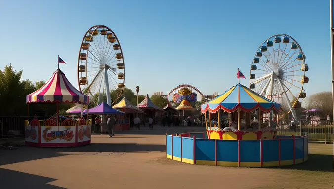 Bhoot Image: Creepy Carnival with Ghostly Clown in Shadows
