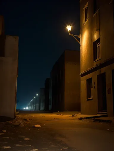 Bhoot Lurks in Dark and Deserted Street Shadows