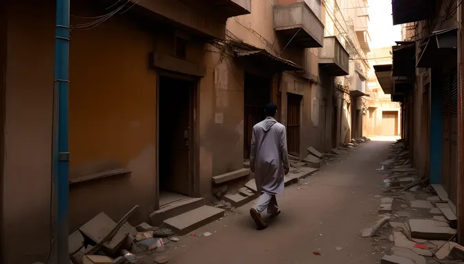 Bhoot Materializing in Dark Deserted Alleyway