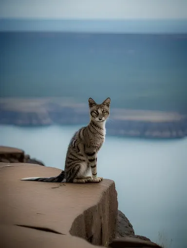 Bhoot Overlooking Desolate Landscape