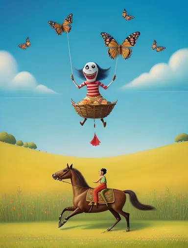 Bhoot Riding Giant Butterfly