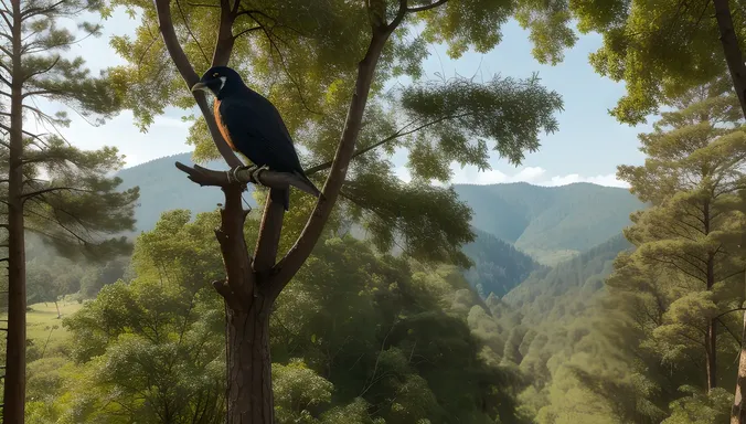 Bhoot Watching Brave Adventurers in Forest