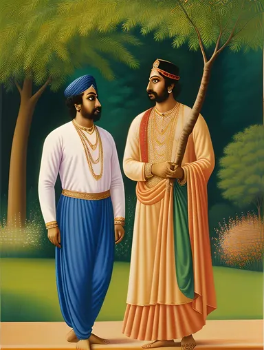 Birbal's Hide-and-Seek in the Royal Garden