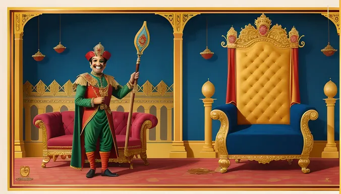 Birbal's Whimsical Images: Witty Jester in Royal Court