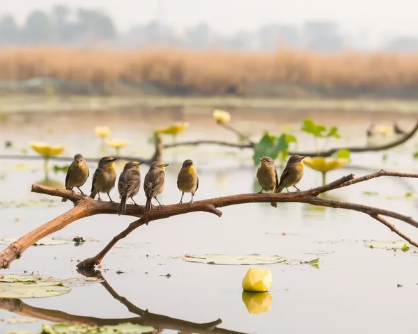 Birds Singing Sweet Melodies above Pani Tanki