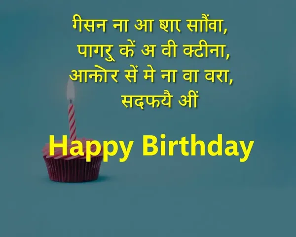 Birthday Wishes in Marathi Banner