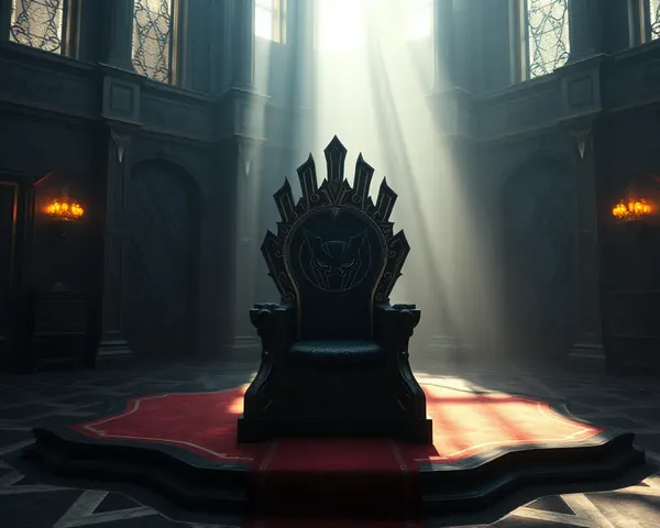 Black Panther's Throne Room in 4K with Symbolic Throne