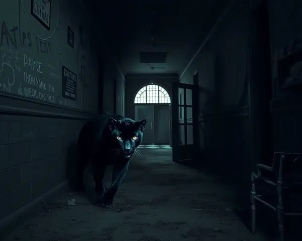 Black Panther Hunts Horror in Abandoned Asylum