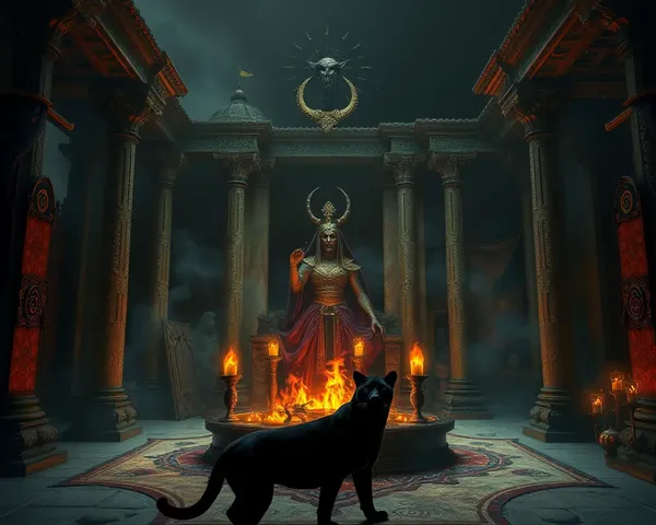 Black Panther Watches Mystical Ritual