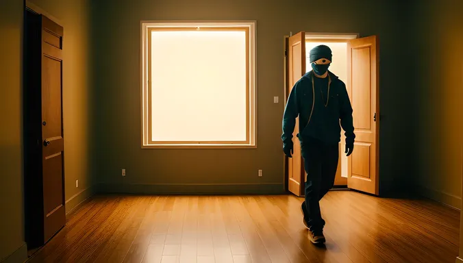 Blindfolded Person Uses Echolocation in Dark Room