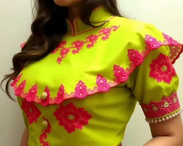 Blouse Design Images with Handmade Touch