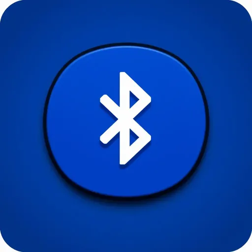 Bluetooth Icon Symbolizes Wireless Device Connection