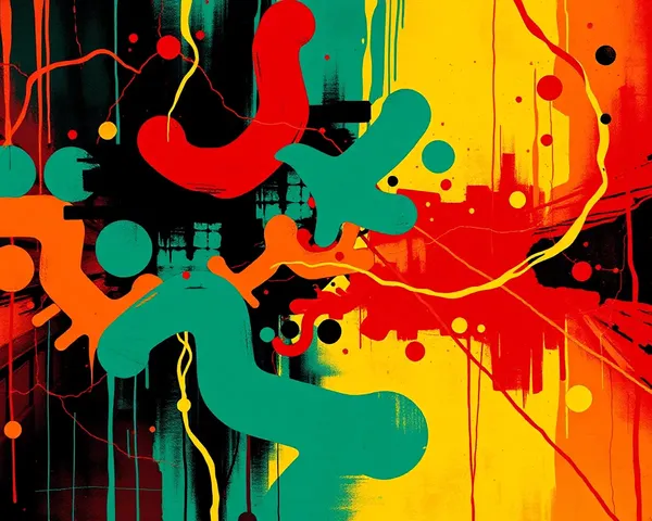 Bold Abstract Art Design Album Background 12x36 HD