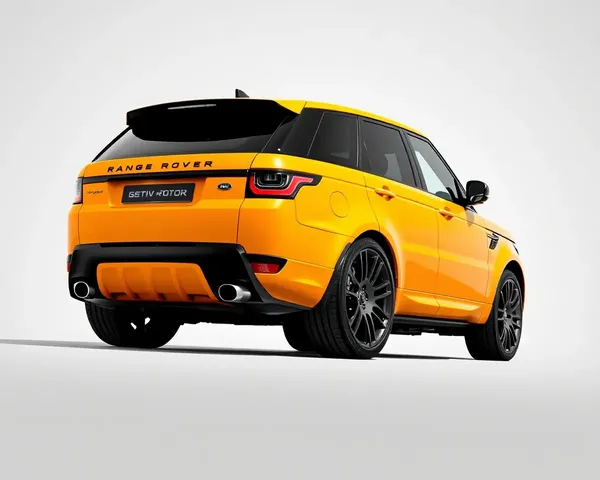Bold Color Scheme on Range Rover Sport's Exterior Design