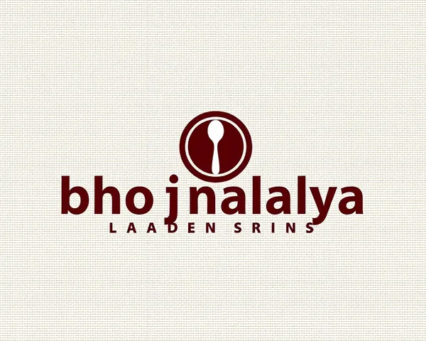 Bold Minimalist Bhojnalaya Banner Design with Spoon Logo