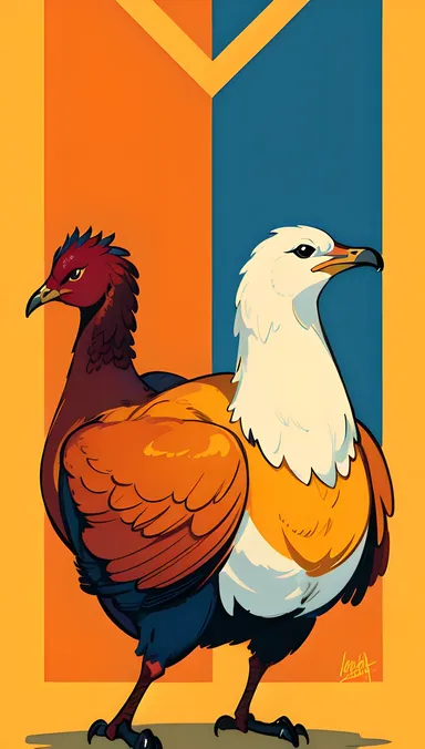 Bold Modern Turkey Illustration Thanksgiving Phone Background