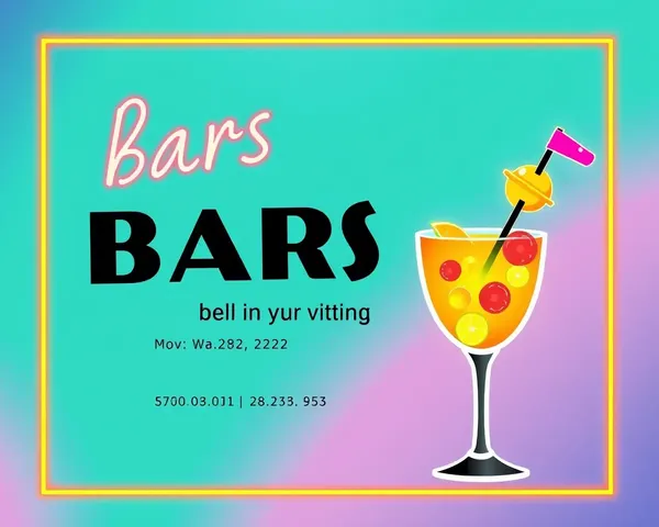 Bold Neon Barsa Invitation Card with Colorful Background