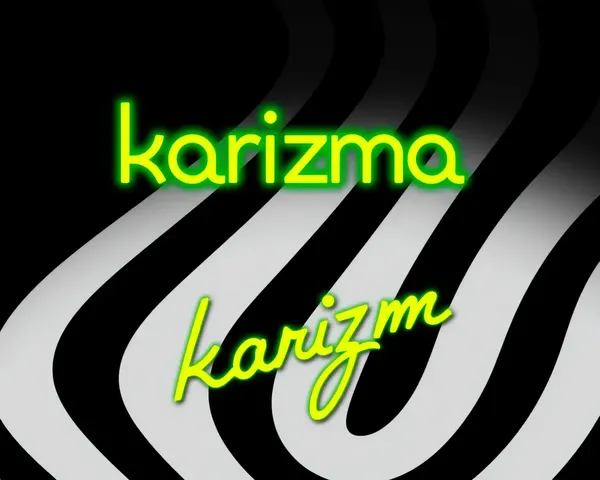 Bold Neon Green Karizma Album Title Background HD