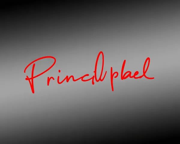 Bold Red Signature on Black Background PNG