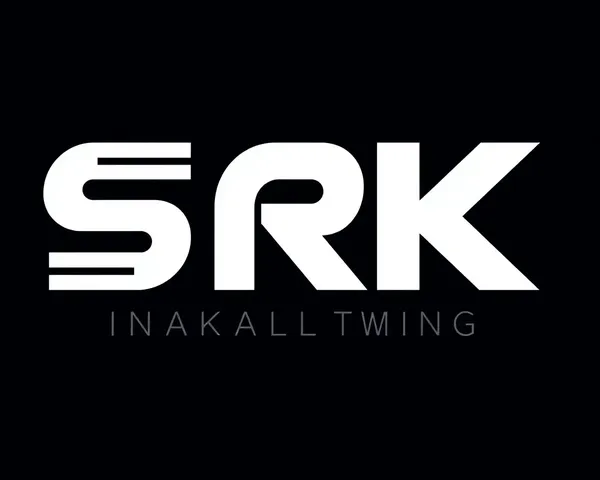 Bold SRK Logo with Subtle Gradient Effect