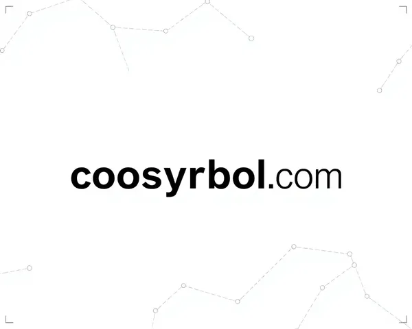 Bold Typography for Coosymbol.com Logo Design