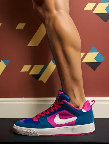 Bold Wallpaper Wraps Recording Studio Walls Around Shoes