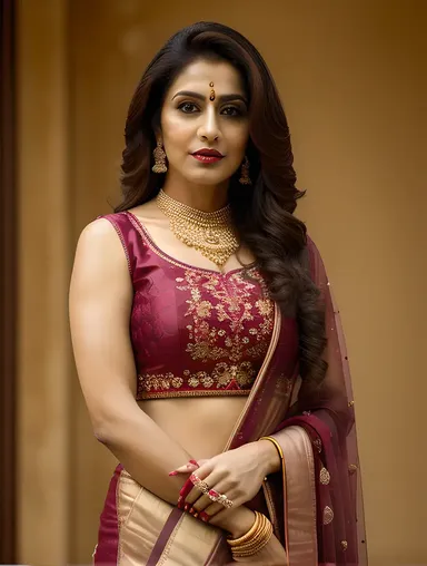 Bold x Bhabhi Photo Shoot with Vibrant Colors